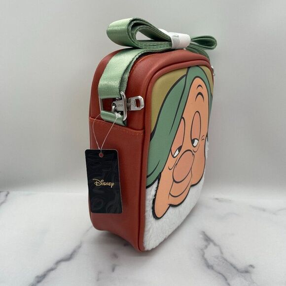 Buckle Down Disney Sleepy Snow White Seven Dwarfs Cosplay Crossbody Bag - Picture 4 of 7